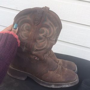 Steel Toe Cowboy Boots